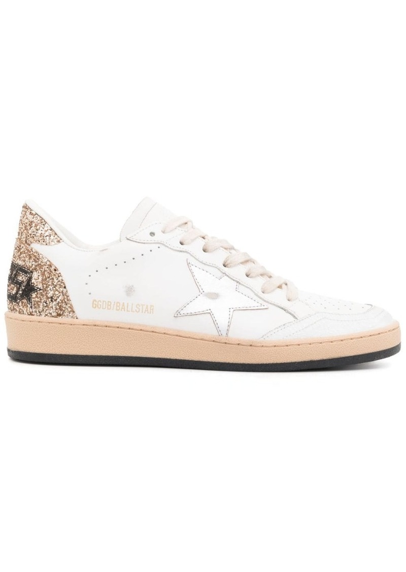 Golden Goose Ball-Star glitter low-top sneakers