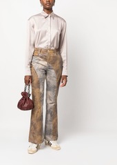 Golden Goose Batilda Boyfriend satin-finish shirt