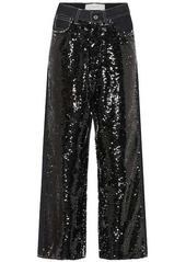 Golden Goose Breezy sequined high-rise pants