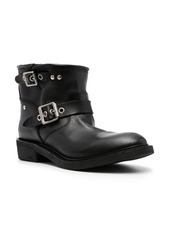 Golden Goose buckled leather ankle boots