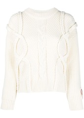Golden Goose cable-knit long-sleeved jumper