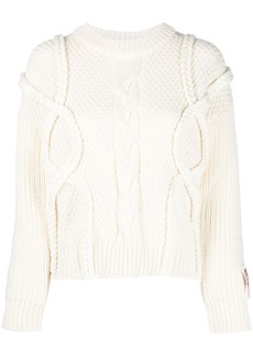 Golden Goose cable-knit long-sleeved jumper