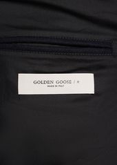Golden Goose Compact Wool Blend Bomber Jacket