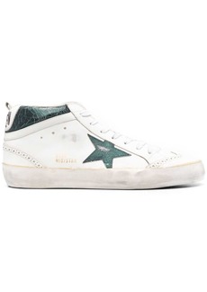 Golden Goose cracked-effect Mid Star sneakers