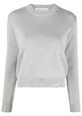 Golden Goose distressed cotton-blend jumper