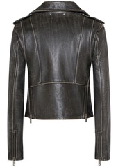 Golden Goose Golden Chiodo Bull Leather Jacket