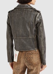 Golden Goose Golden Chiodo Bull Leather Jacket