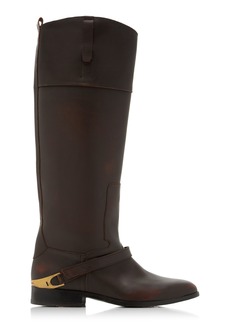 Golden Goose - Charlie Leather Western Boots - Brown - IT 36 - Moda Operandi