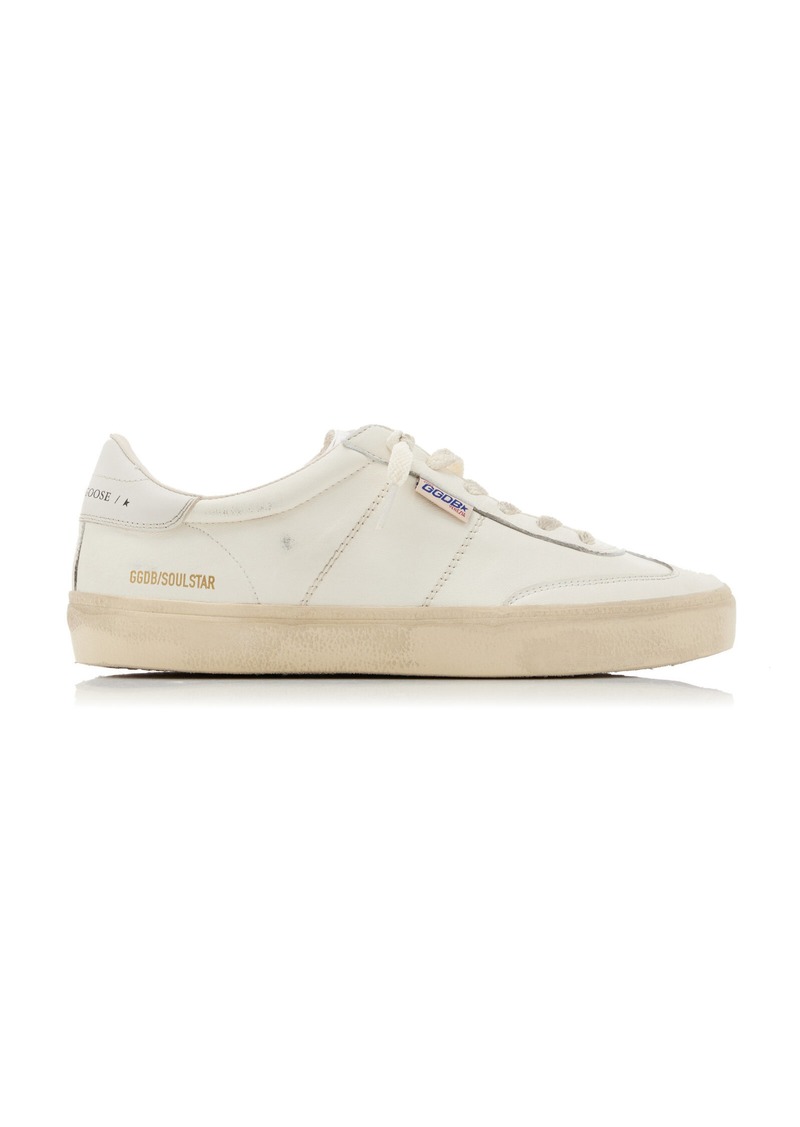 Golden Goose - Soul-Star Leather Sneakers - White - IT 36 - Moda Operandi