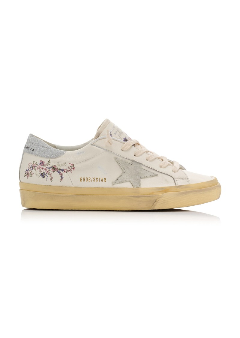 Golden Goose - Super-Star Leather Sneakers - White - IT 40 - Moda Operandi