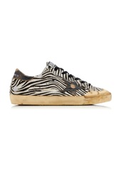 Golden Goose - Super Star Penstar Calf Hair Sneakers - Animal - IT 37 - Moda Operandi