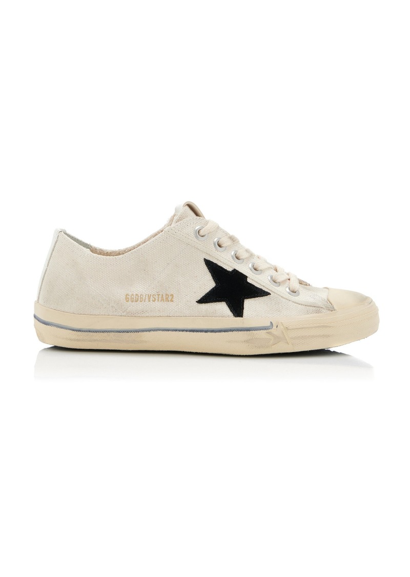 Golden Goose - V-Star 2 Canvas Sneakers - Neutral - IT 38 - Moda Operandi