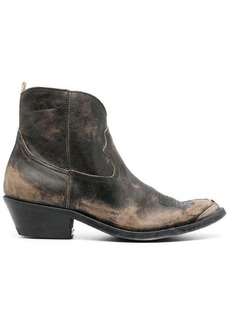 GOLDEN GOOSE almond-toe ankle boots