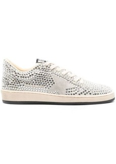 GOLDEN GOOSE Ball Star rhinestone -embellished suede sneakers