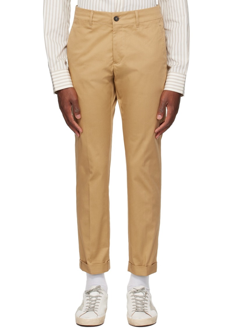 Golden Goose Beige Straight Trousers