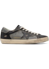 Golden Goose Black & Gray Super-Star Double Quarter Sneakers