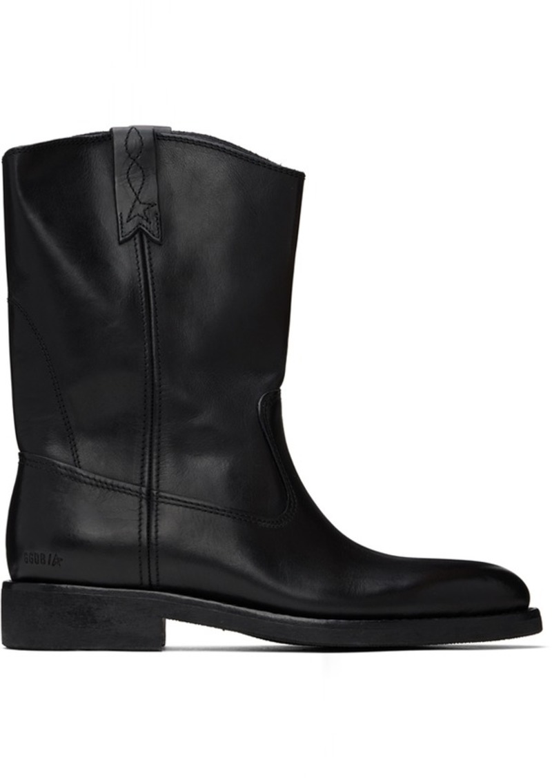 Golden Goose Black Biker Boots