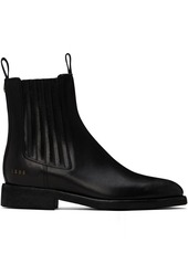 Golden Goose Black Leather Chelsea Boots