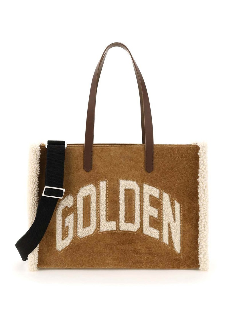 Golden Goose California East-West Bag With Shearling Detail