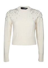 GOLDEN GOOSE CROPPED WOOL SWEATER