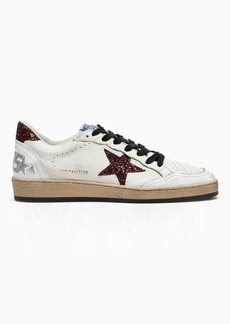 Golden Goose Deluxe Brand Ball Star trainers with burgundy sequins