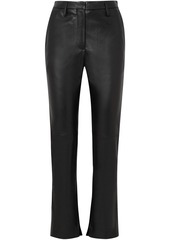 Golden Goose Deluxe Brand Woman Cembra Leather Flared Pants Black