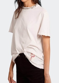 Golden Goose Distressed Short-Sleeve Embellished T-Shirt