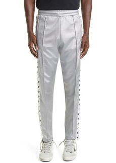 Golden Goose Dorotea Star Collection Logo Track Pants in Silver/White at Nordstrom