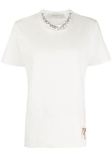 GOLDEN GOOSE embroidered cotton T-shirt