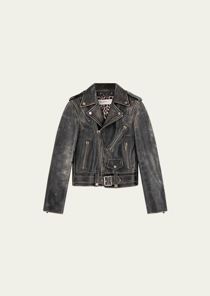 Golden Goose Golden Bull Leather Jacket