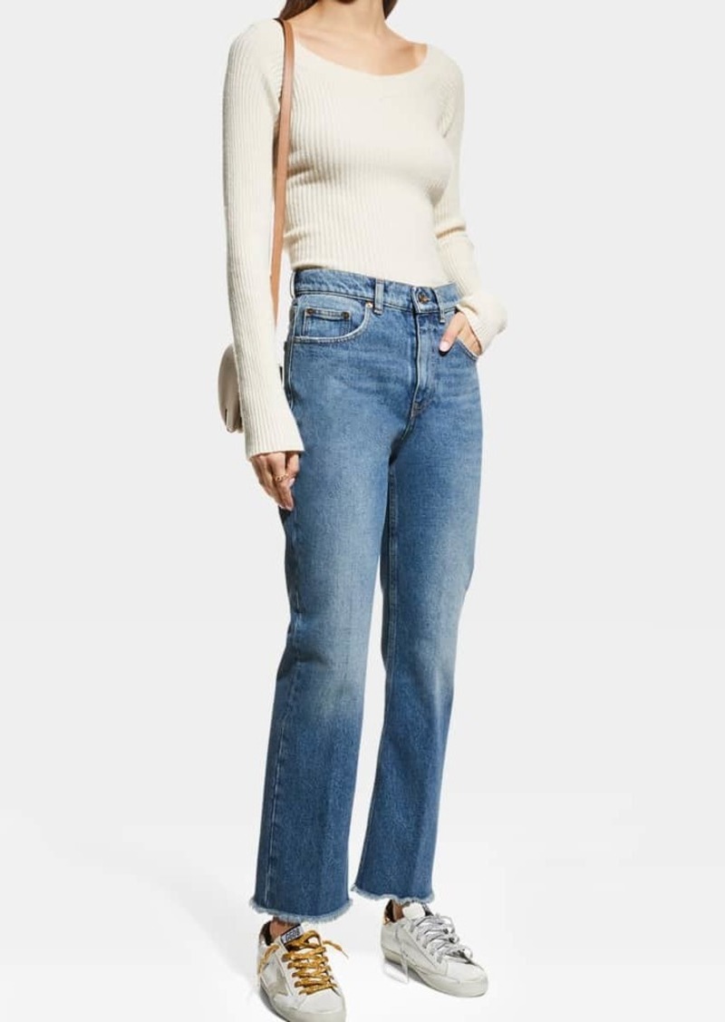 Golden Goose Golden Cropped Flare Jeans