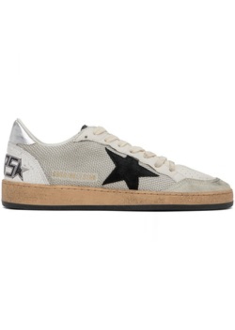 Golden Goose Gray Ball Star Sneakers