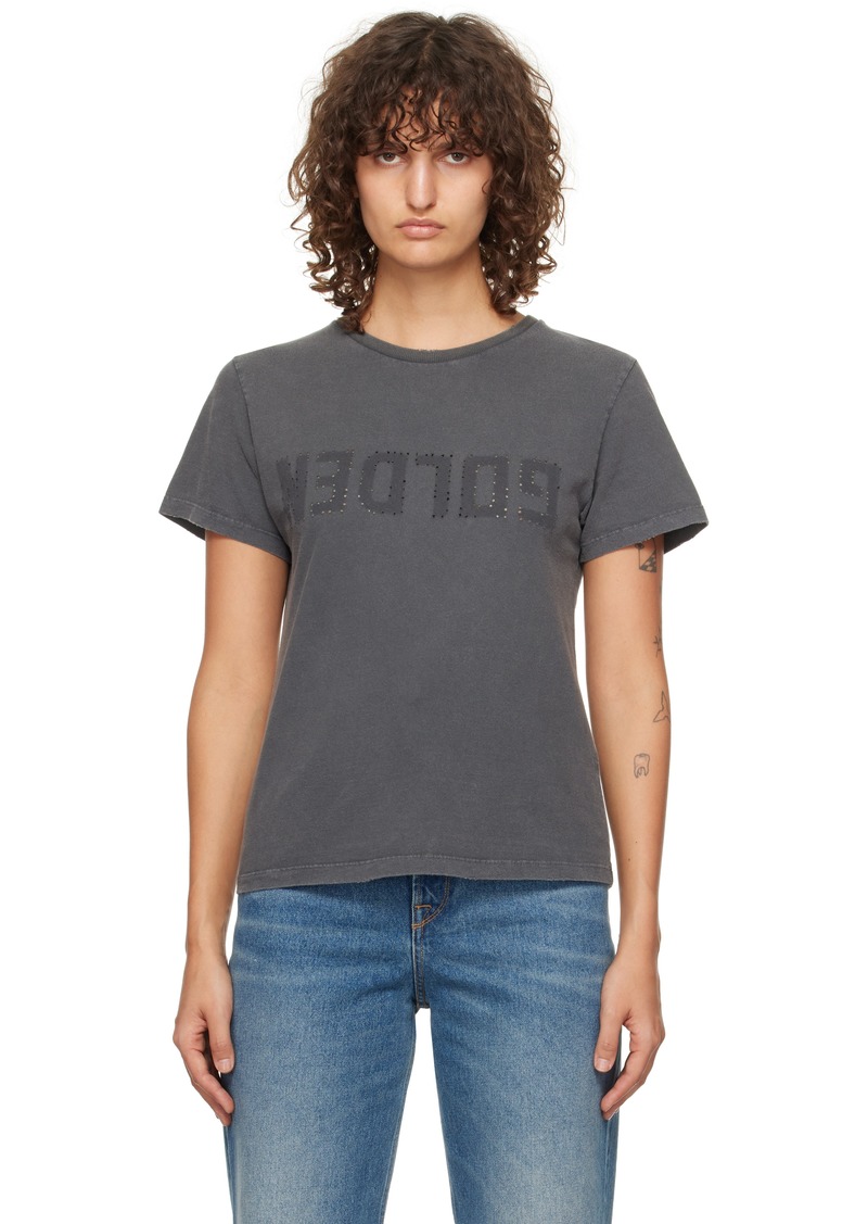 Golden Goose Gray Distressed Slim-Fit T-shirt