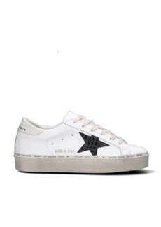GOLDEN GOOSE HI STAR LEATHER UPPER COCCO PRINTED LEATHER STAR AND HEEL SHOES