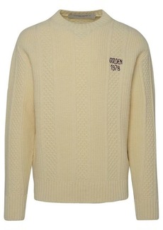 GOLDEN GOOSE Ivory virgin wool sweater