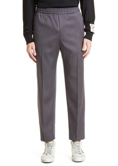 Golden Goose Journey Center Pleat Virgin Wool Pull-On Trousers in Grey at Nordstrom