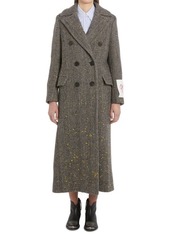 Golden Goose Long Double Breasted Wool Coat