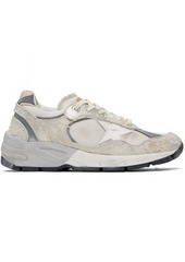 Golden Goose Off-White & Gray Dad-Star Sneakers