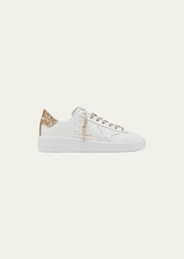 Golden Goose Pure Star Bicolor Leather Low-Top Sneakers