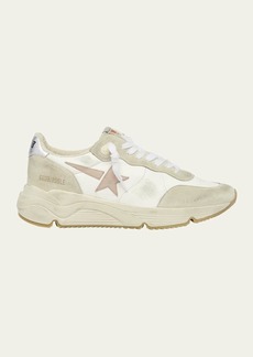 Golden Goose Running Sole Mixed Leather Sneakers