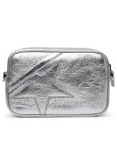 GOLDEN GOOSE SILVER LEATHER MINI STAR BAG