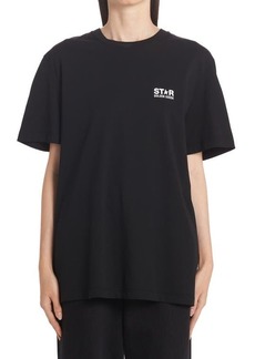 Golden Goose Star Collection Logo Cotton Jersey Graphic Tee in Black/White at Nordstrom