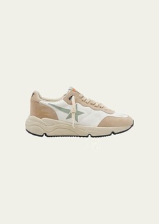Golden Goose Star Mixed Leather Running Sneakers