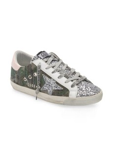 Golden Goose Super-Star Low Top Sneaker in Green/Silver/Pink/White at Nordstrom