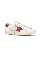 Golden Goose Super Star Sneaker In Cream, Red, White & Beige