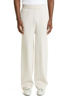 Golden Goose Wide Leg Cashmere & Wool Pants in Cream at Nordstrom