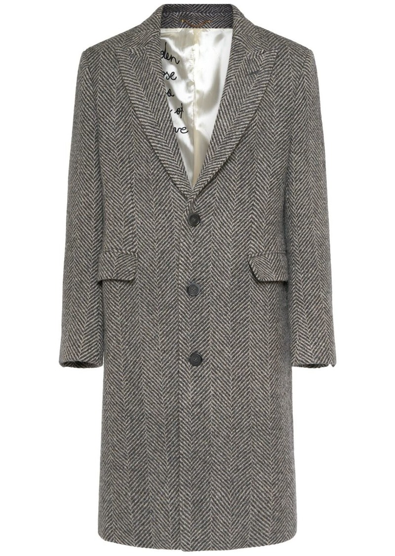 Golden Goose Golden Virgin Wool Single Breasted Coat