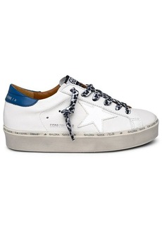 Golden Goose Hi-star white leather sneakers