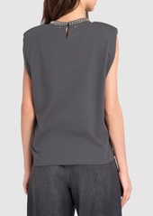 Golden Goose Journey Cotton Jersey Top