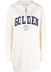 Golden Goose logo appliqué hoodie dress